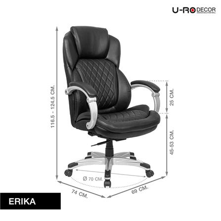 เก้าอี้สำนักงาน U-RODECOR GIANT สีดำ_13