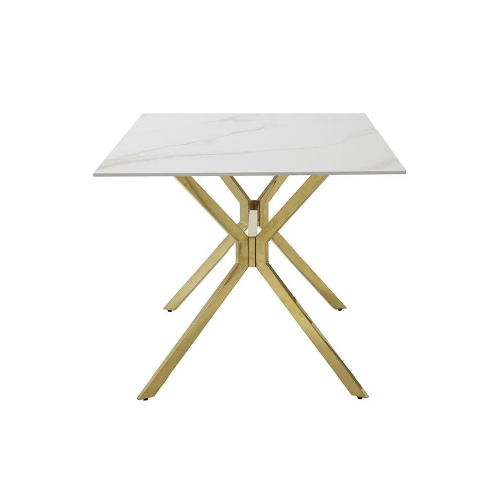 ชุดโต๊ะทานข้าว 4 ที่นั่ง SB FURNITURE LISVIE&LECTURE-PLUS 59064068 สีขาว