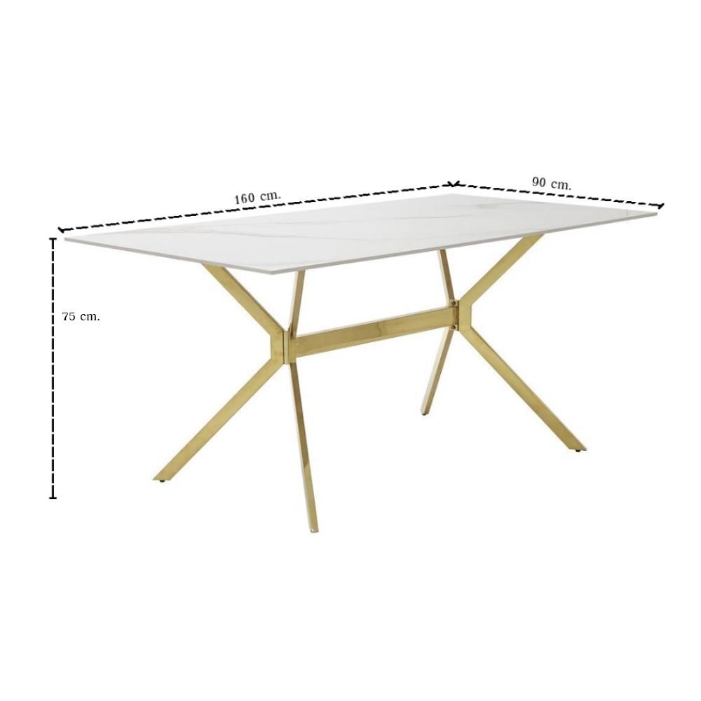 ชุดโต๊ะทานข้าว 4 ที่นั่ง SB FURNITURE LISVIE&LECTURE-PLUS 59064068 สีขาว