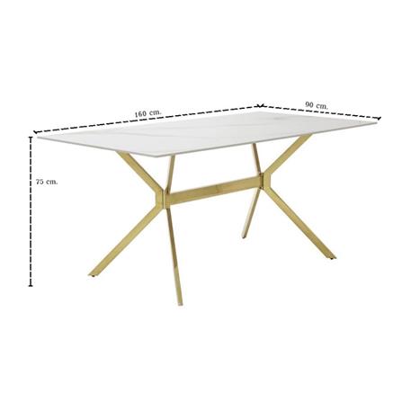 ชุดโต๊ะทานข้าว 4 ที่นั่ง SB FURNITURE LISVIE&LECTURE-PLUS 59064068 สีขาว_10