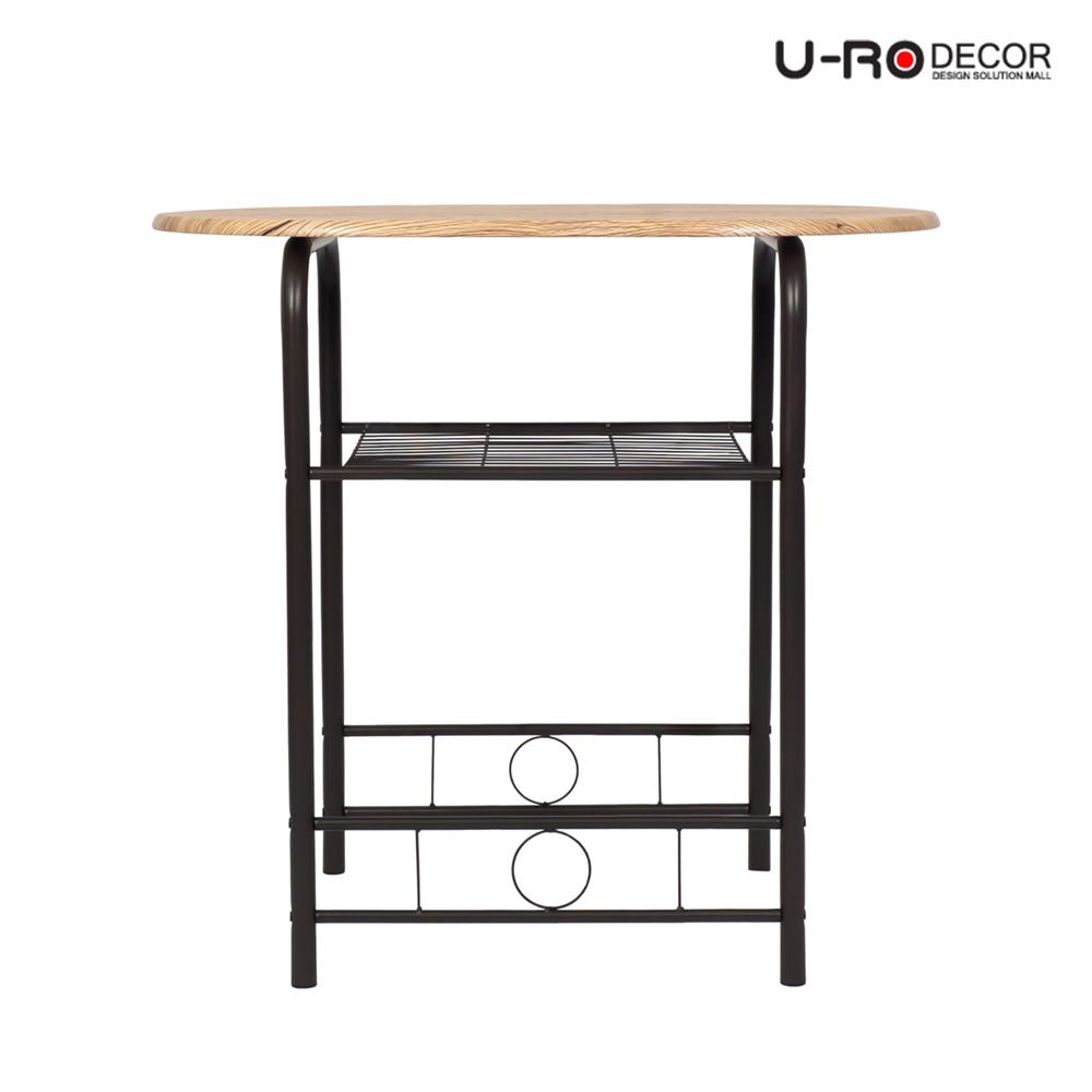 ชุดโต๊ะทานข้าว 2 ที่นั่ง U-RODECOR CHERRY 000002192  สีน้ำตาล/ดำ