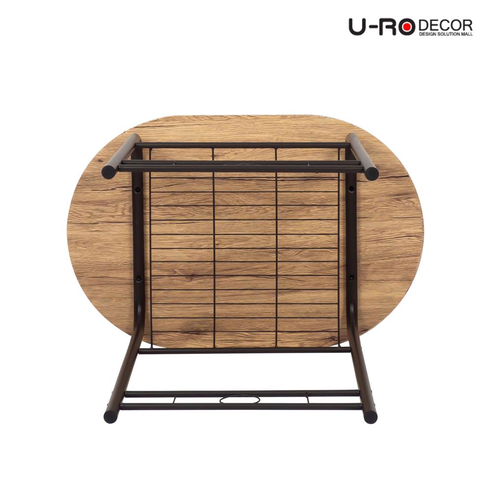 ชุดโต๊ะทานข้าว 2 ที่นั่ง U-RODECOR CHERRY 000002192  สีน้ำตาล/ดำ