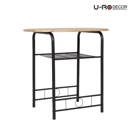 ชุดโต๊ะทานข้าว 2 ที่นั่ง U-RODECOR CHERRY 000002192  สีน้ำตาล/ดำ_4