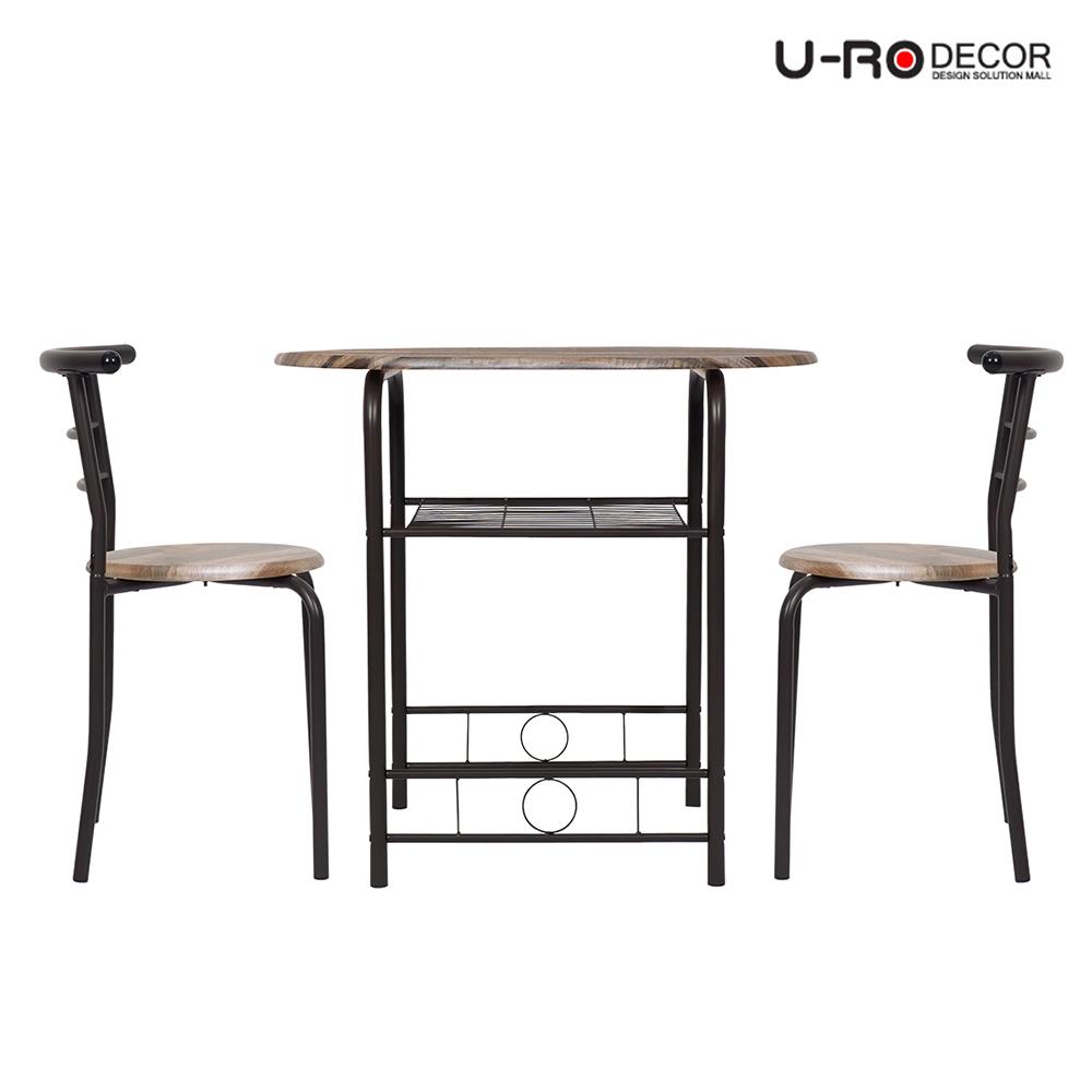 ชุดโต๊ะทานข้าว 2 ที่นั่ง U-RODECOR CHERRY 000002194 สีน้ำตาล