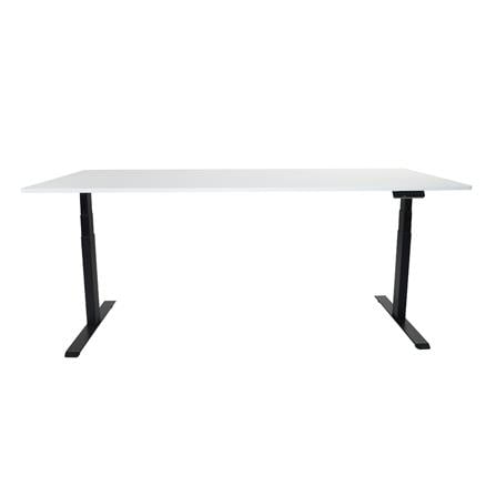 โต๊ะปรับระดับไฟฟ้า BEWELL TBS01 TOP08 180 ซม. สีขาว/ดำ_1