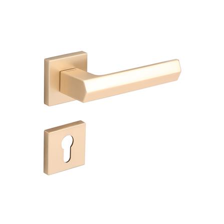 มือจับก้านโยกห้องน้ำ MORTISE HAFELE 489.11.058 สีทองด้าน_3