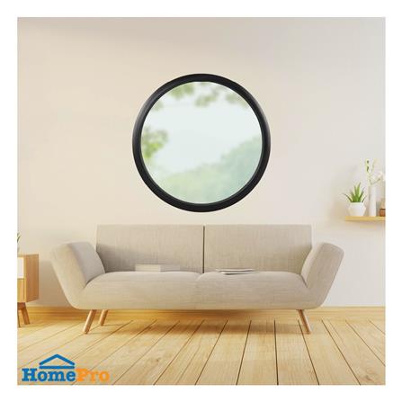 ช่องแสงหน้าต่างอะลูมิเนียม วงกลม KPA 100x100 ซม. สีดำ_1