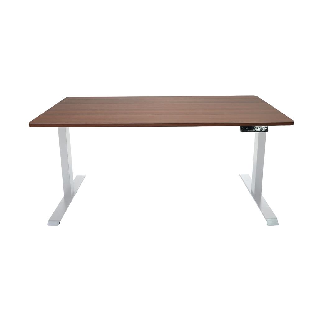 โต๊ะปรับระดับไฟฟ้า BEWELL TBS01 TOP07 150 ซม. สีขาว/น้ำตาล