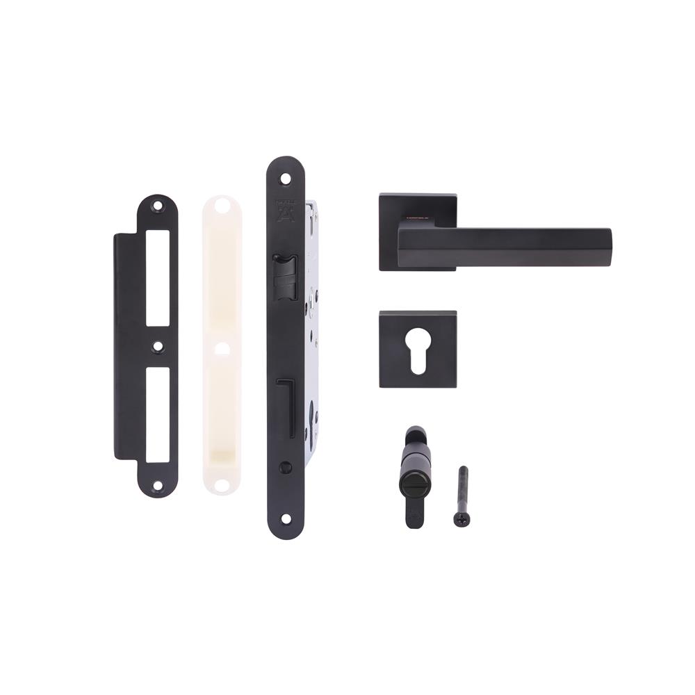 มือจับก้านโยกห้องน้ำ MORTISE HAFELE 489.11.057 สีดำ