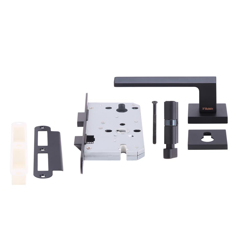 มือจับก้านโยกห้องน้ำ MORTISE HAFELE 489.11.057 สีดำ