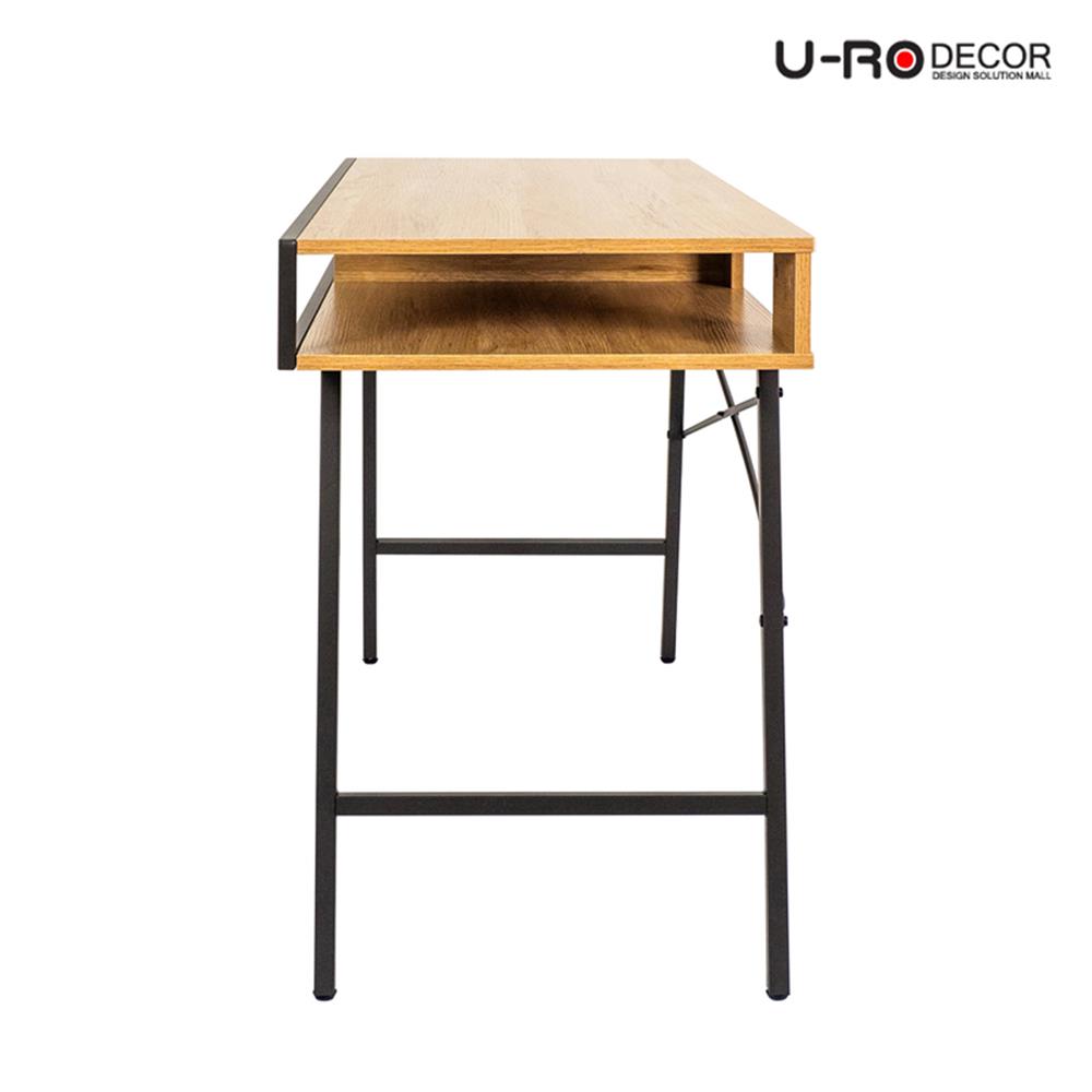 โต๊ะทำงานไม้ U-RODECOR BRUNO 110 ซม. สีโอ๊ค