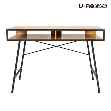 โต๊ะทำงานไม้ U-RODECOR BRUNO 110 ซม. สีโอ๊ค_1