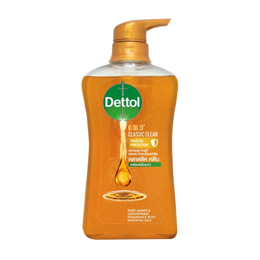 เจลอาบน้ำ DETTOL โกลด์ คลาสสิค คลีน 480 มล.