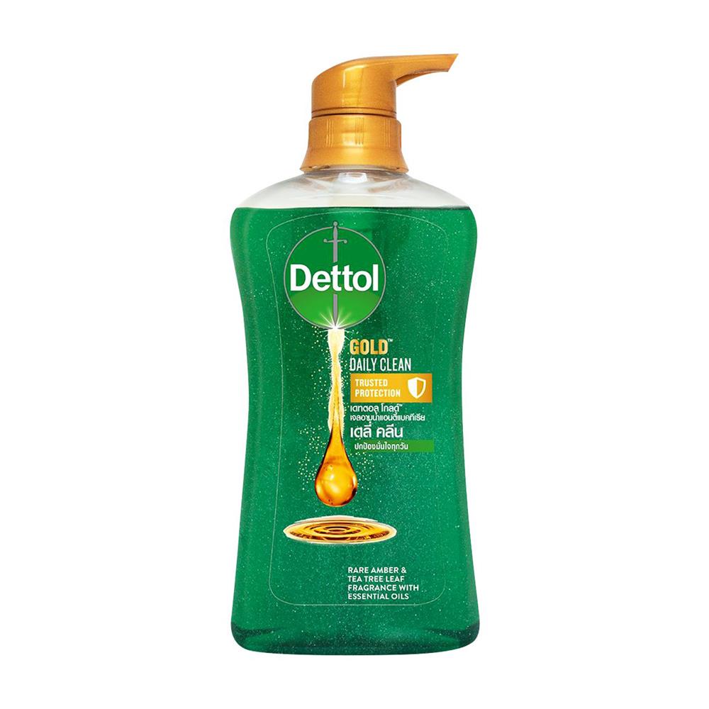 เจลอาบน้ำ DETTOL โกลด์ เดลี่ คลีน 480 มล.