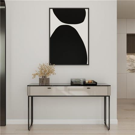 โต๊ะเครื่องแป้ง SB FURNITURE BLESS 19237454 140 ซม. สีเบจ_2