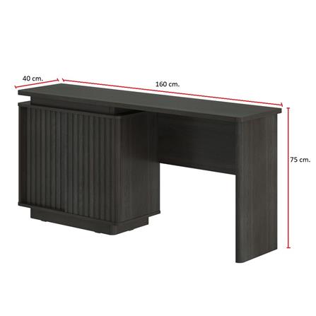 โต๊ะเครื่องแป้ง (ที่นั่งขวา) SB FURNITURE NOIR 19237996 160 ซม. สีไม้เข้ม_4