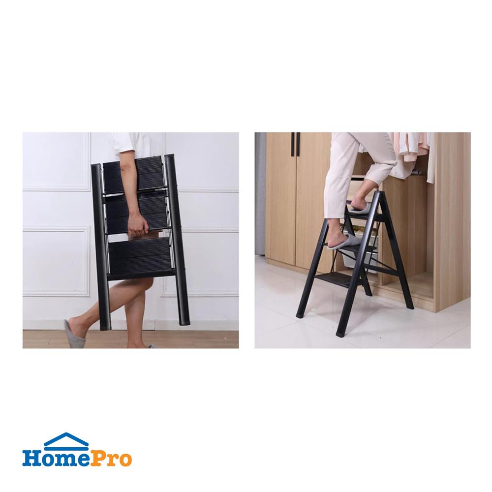 บันได STEP 4 ขั้น BARCO POHL-004 สีดำ