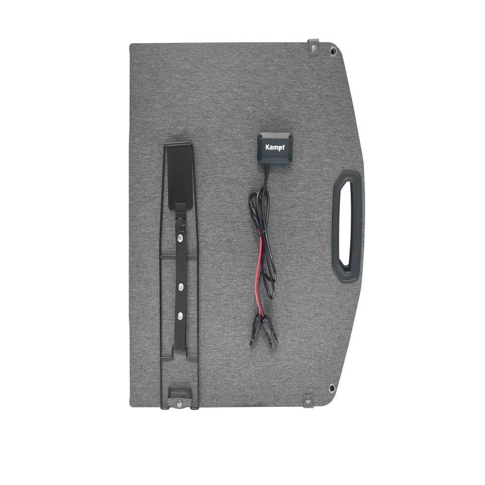 แผงโซลาร์เซลล์แบบพกพา KAMPF KP-200 200 วัตต์ สีดำ