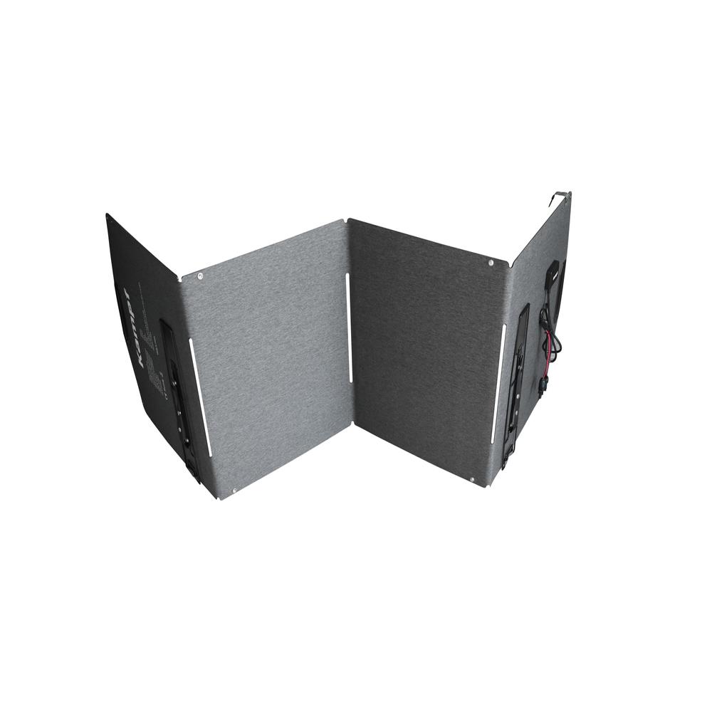 แผงโซลาร์เซลล์แบบพกพา KAMPF KP-200 200 วัตต์ สีดำ