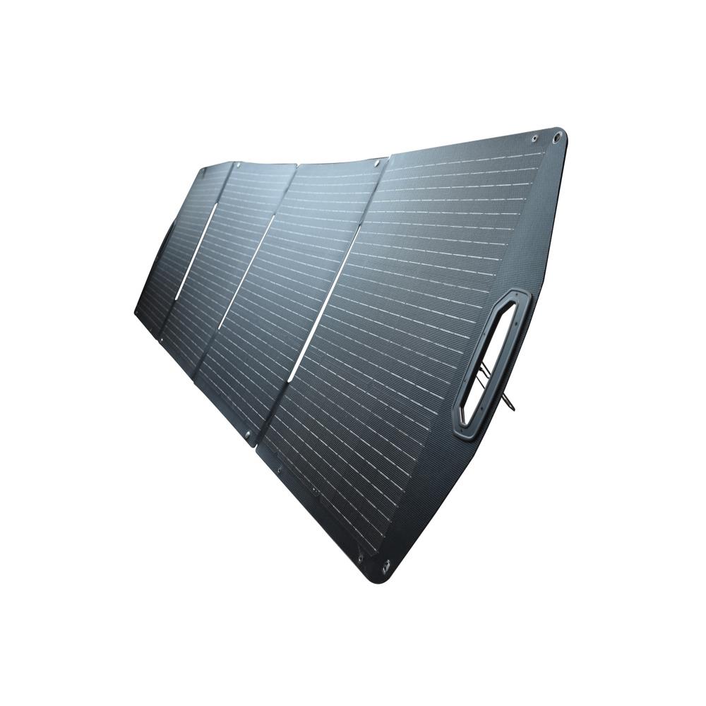 แผงโซลาร์เซลล์แบบพกพา KAMPF KP-200 200 วัตต์ สีดำ