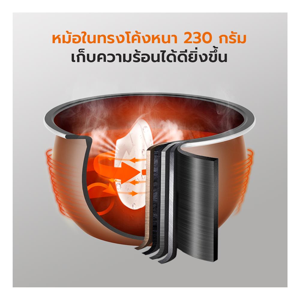 หม้อหุงข้าว DIGITAL GAABOR RC-30T01A 1.2 ลิตร