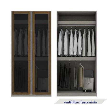 ตู้เสื้อผ้า 4 บานเปิด KONCEPT BLOX 59058156 200 ซม. สีเลกาโต้_3