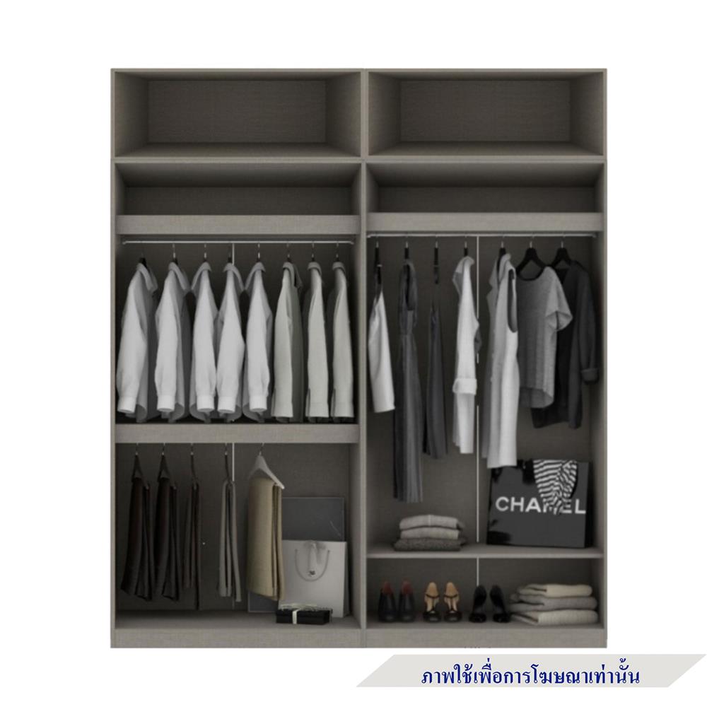 ตู้เสื้อผ้า 4 บานเปิด KONCEPT BLOX 59060179 200 ซม. สีเลกาโต้