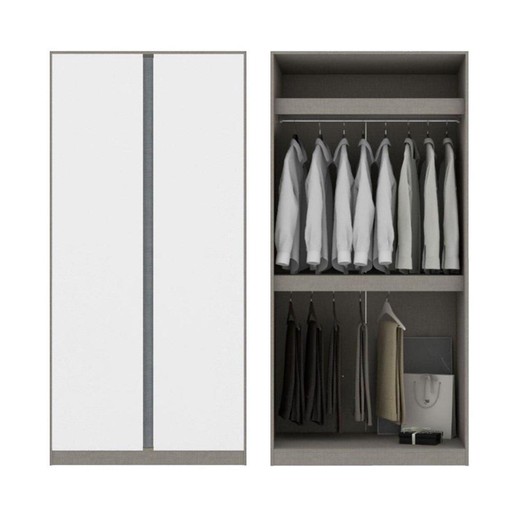 ตู้เสื้อผ้า 2 บานเปิด KONCEPT BLOX 59058423 150 ซม. สีขาว