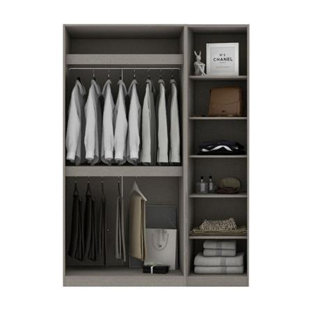 ตู้เสื้อผ้า 2 บานเปิด KONCEPT BLOX 59058423 150 ซม. สีขาว_1