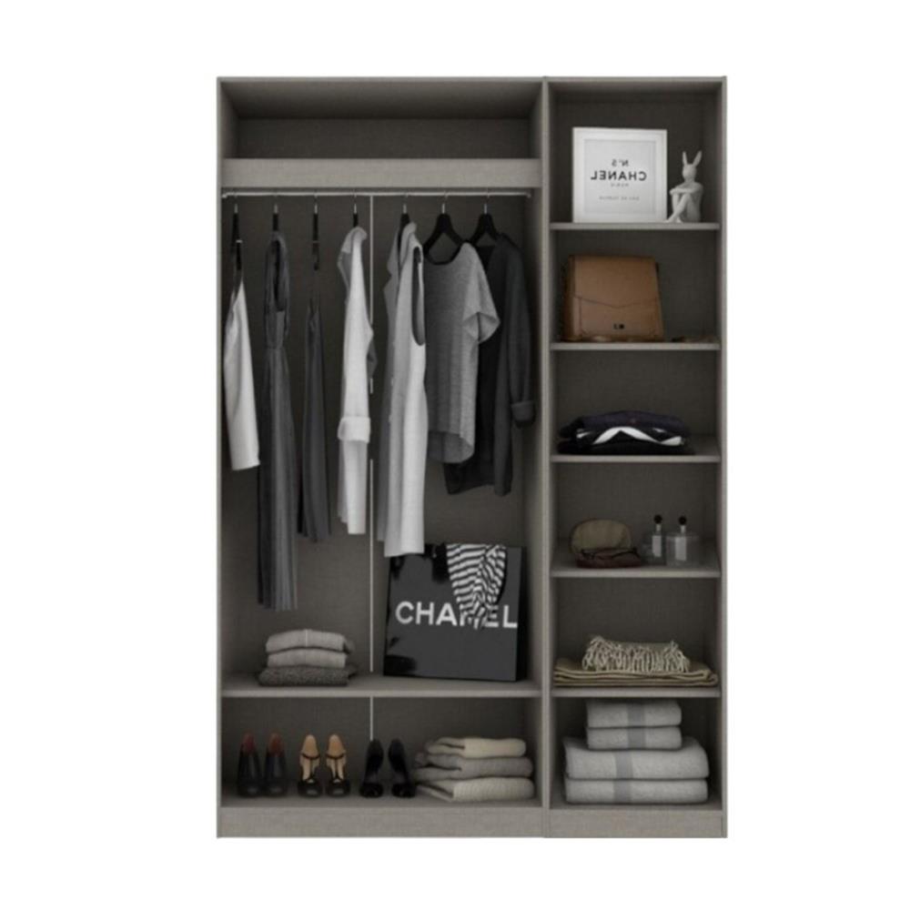 ตู้เสื้อผ้า 2 บานเปิด KONCEPT BLOX 59057905 150 ซม. สีขาว