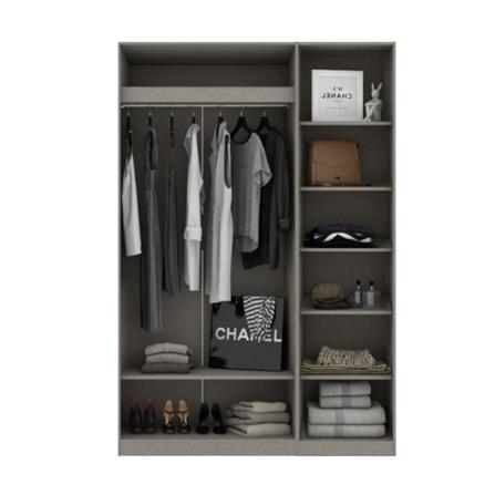 ตู้เสื้อผ้า 2 บานเปิด KONCEPT BLOX 59057905 150 ซม. สีขาว_1