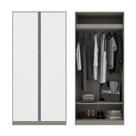 ตู้เสื้อผ้า 2 บานเปิด KONCEPT BLOX 59057905 150 ซม. สีขาว_2