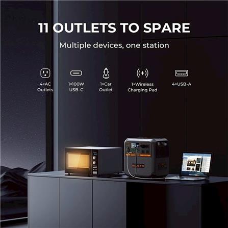 POWER BOX BLUETTI AC180P 1800 วัตต์ สีดำ_3