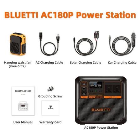 POWER BOX BLUETTI AC180P 1800 วัตต์ สีดำ_11