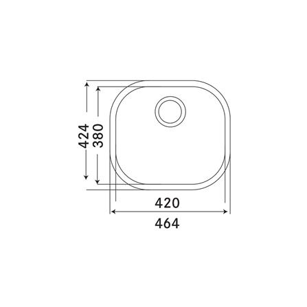 ซิงค์ฝัง 1 หลุม FRANKE ZRX 110B/42-200 SV สีเงิน_2