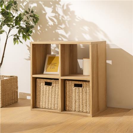 ชั้นวางของโล่ง 4 ช่อง KONCEPT KORA 19231433 65 ซม. สีลินเบิร์กโอ๊ค_4