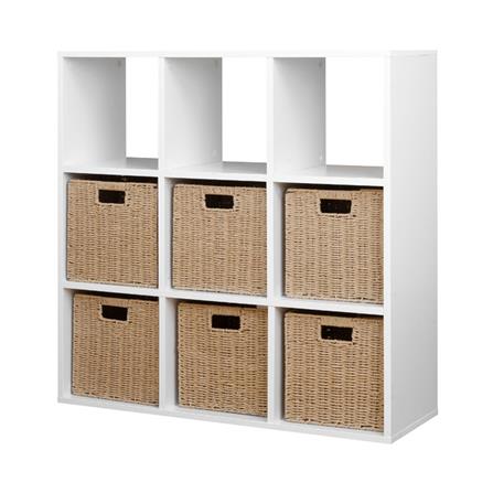 ชั้นวางของโล่ง 9 ช่อง KONCEPT KORA 19231438 97 ซม. สีขาว_0