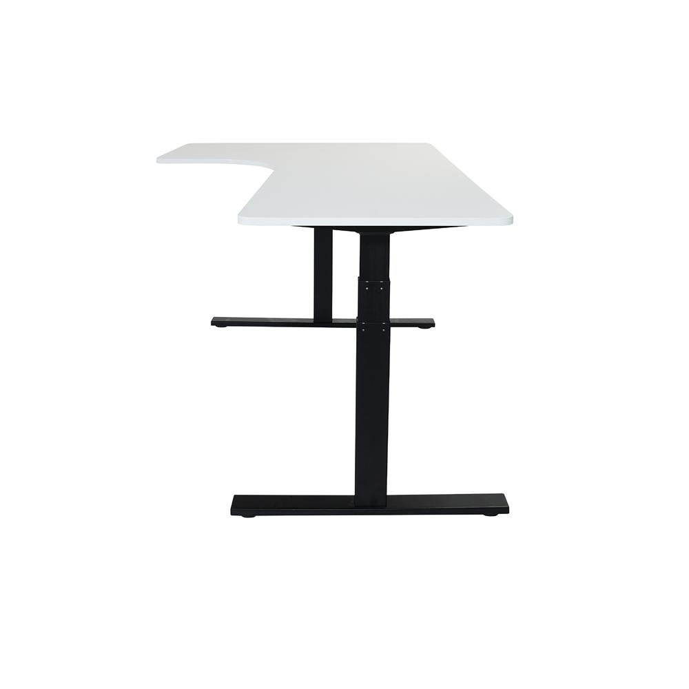โต๊ะปรับระดับไฟฟ้า BEWELL TBS02 TOP09 180 ซม. สีขาว/ดำ