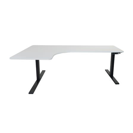 โต๊ะปรับระดับไฟฟ้า BEWELL TBS02 TOP09 180 ซม. สีขาว/ดำ_1