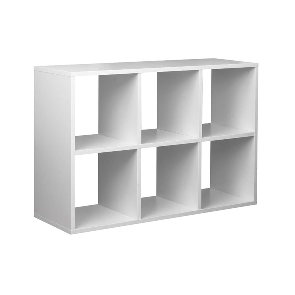 ชั้นวางของโล่ง 6 ช่อง KONCEPT KORA 19231436 97 ซม. สีขาว