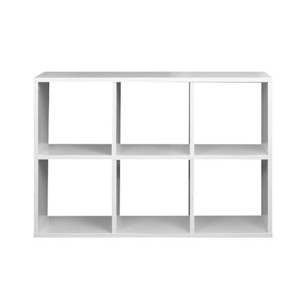 ชั้นวางของโล่ง 6 ช่อง KONCEPT KORA 19231436 97 ซม. สีขาว_1