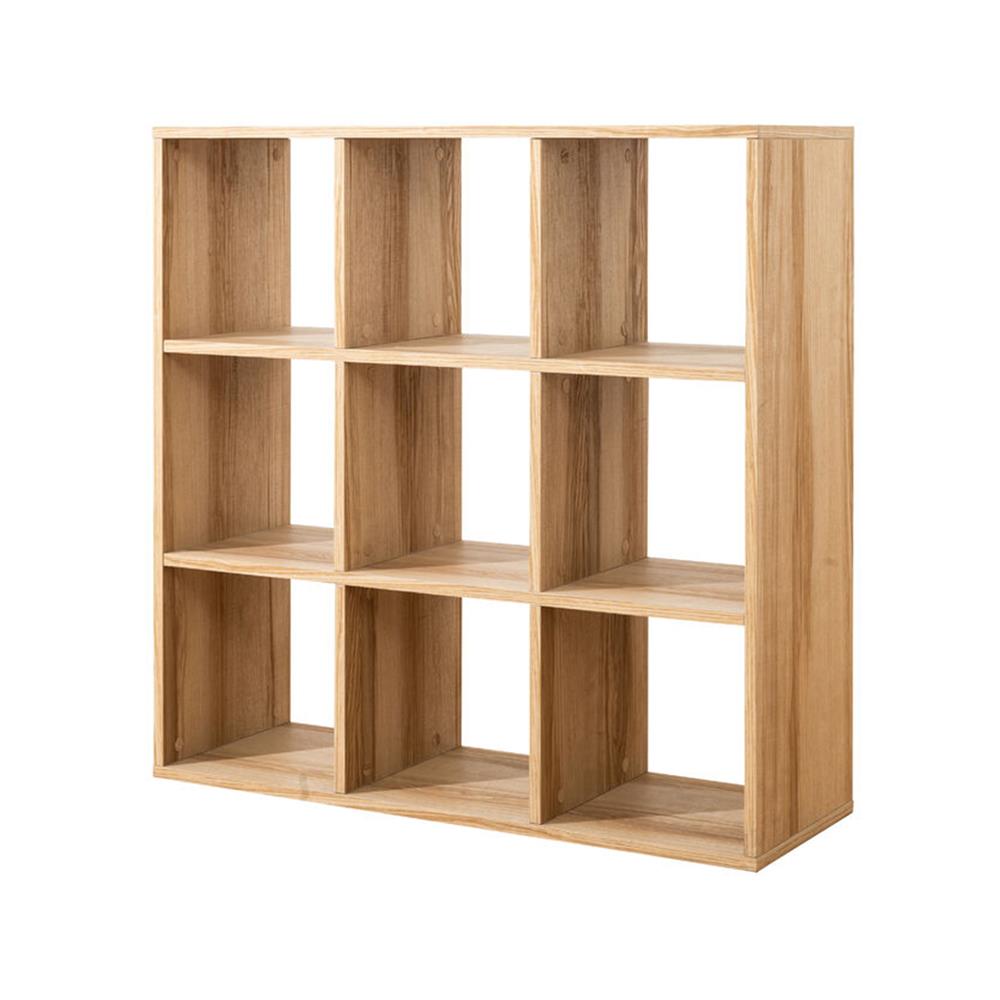 ชั้นวางของโล่ง 9 ช่อง KONCEPT KORA 19231437 97 ซม. สีลินเบิร์กโอ๊ค