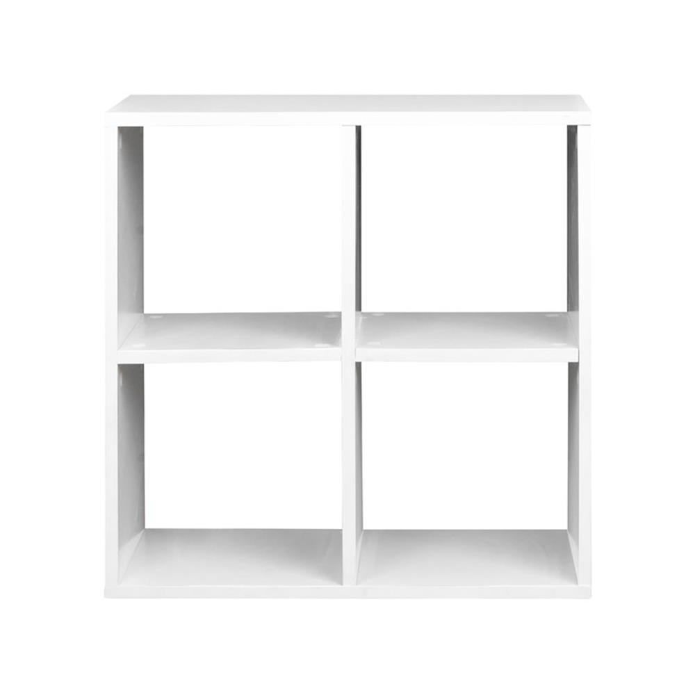 ชั้นวางของโล่ง 4 ช่อง KONCEPT KORA 19231434 65 ซม. สีขาว