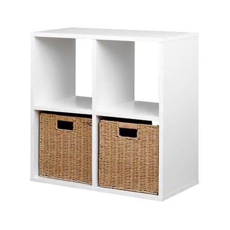 ชั้นวางของโล่ง 4 ช่อง KONCEPT KORA 19231434 65 ซม. สีขาว_0