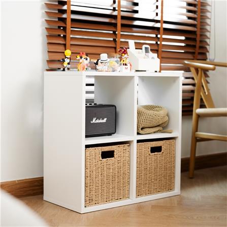 ชั้นวางของโล่ง 4 ช่อง KONCEPT KORA 19231434 65 ซม. สีขาว_4