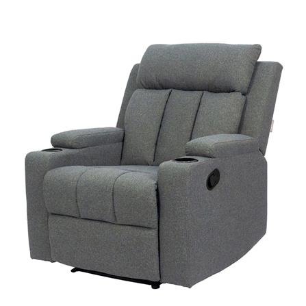 RECLINER U-RODECOR JACOB สีเทาเข้ม_0
