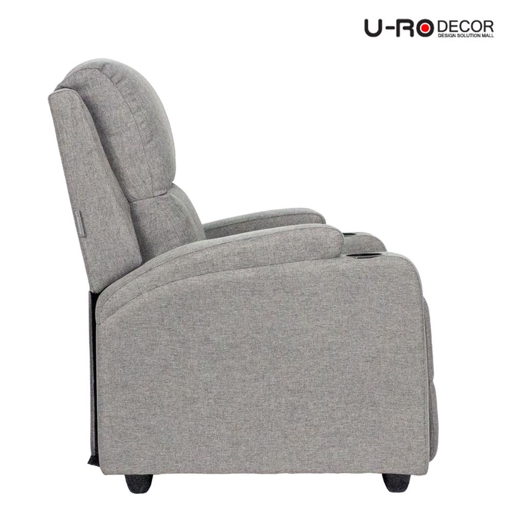 RECLINER U-RODECOR JUSTIN สีเทาอ่อน
