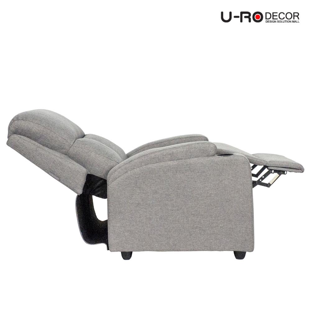 RECLINER U-RODECOR JUSTIN สีเทาอ่อน