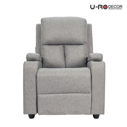 RECLINER U-RODECOR JUSTIN สีเทาอ่อน_1