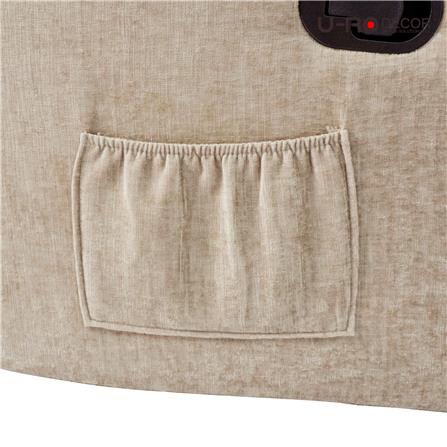 RECLINER U-RODECOR JACKSON สีน้ำตาลอ่อน_9